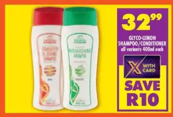 Shoprite GLYCO-LEMON SHAMPOO/CONDITIONER offer