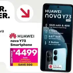Game HUAWEI nova Y73 Smartphone offer