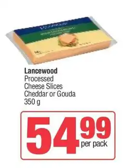 Spar Lancewood Processed Cheese Slices offer
