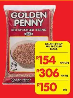 Shoprite GOLDEN PENNY RED SPECKLED BEANS offer