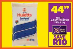 Shoprite Huletts SunSweet Brown Sugar 2kg offer