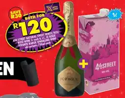 Shoprite 4th Street Natural Sweet White/Red/Rose Wine & J.C. Le Roux Vivante Range Sparkling Wine offer