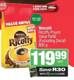 Spar Nescafé Ricoffy Pouch Value Refill offer