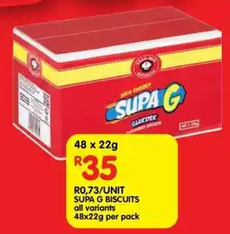 Shoprite SUPA G BISCUITS offer