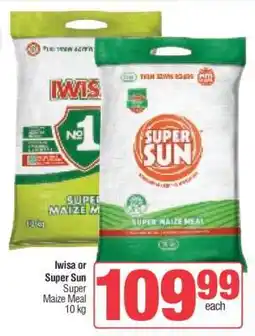 Spar Iwisa or Super Sun offer