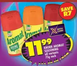 Shoprite KNORR AROMAT SEASONING offer