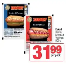 Spar Eskort Red or Smoked Viennas offer