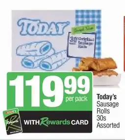 Spar Today's Sausage Rolls offer