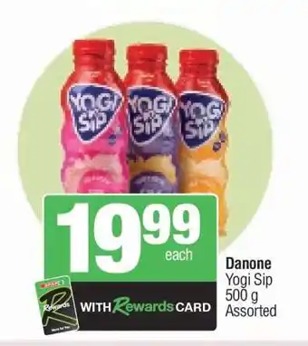 Spar DANONE Yogi Sip offer