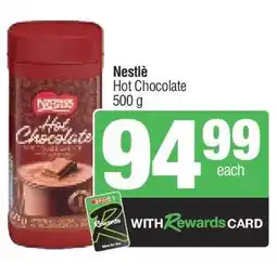 Spar Nestlé Hot Chocolate offer