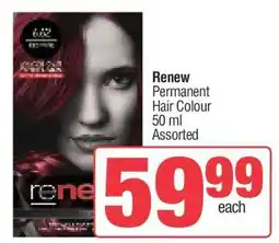 Spar Renew Permanent Hair Colour offer