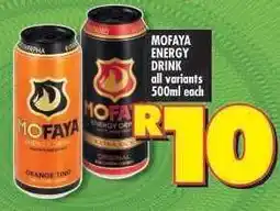 Shoprite MOFAYA ENERGY DRINK offer