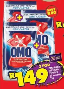 Shoprite OMO Hand Washing Powder offer