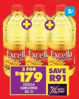 Shoprite Excella Sunflower Oil-2L offer