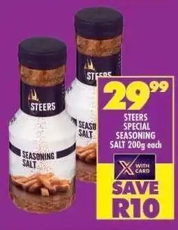 Shoprite STEERS SPECIAL SEASONING SALT 200g offer