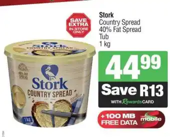 Spar Stork Country Spread offer