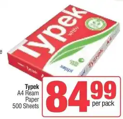 Spar Typek A4 Ream Paper offer