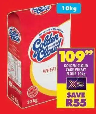 Shoprite Golden Cloud Cake Wheat Flour 10kg offer