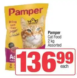Spar Pamper Cat Food offer