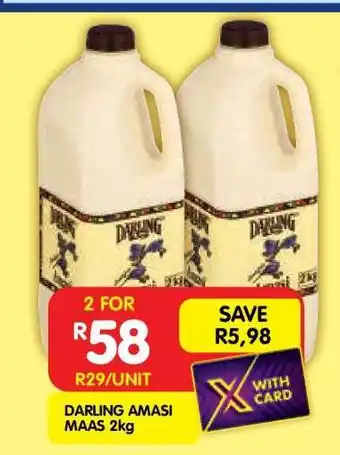 Shoprite DARLING AMASI MAAS 2kg offer