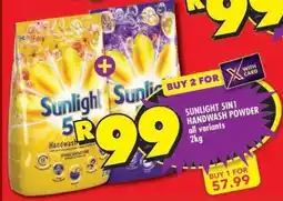 Shoprite SUNLIGHT 5in1 HANDWASH POWDER offer