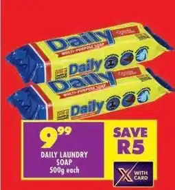 Shoprite DAILY LAUNDRY SOAP offer
