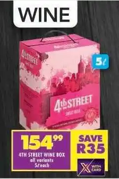 Shoprite 4th Street Wine Box offer