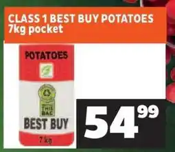 Shoprite CLASS 1 BEST BUY POTATOES 7kg pocket offer