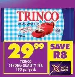 Shoprite TRINCO STRONG QUALITY TEA offer