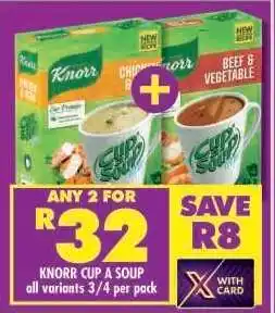 Shoprite Knorr Cup a Soup offer