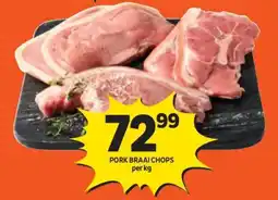 Shoprite PORK BRAAI CHOPS offer