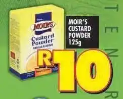 Shoprite MOIR'S CUSTARD POWDER 125g offer
