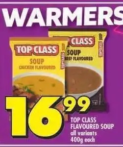 Shoprite TOP CLASS FLAVOURED SOUP offer
