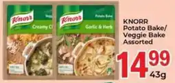 Elite Power Trade Cash & Carry KNORR Potato Bake/ Veggie Bake Assorted offer