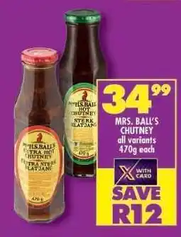 Shoprite MRS BALL'S CHUTNEY offer