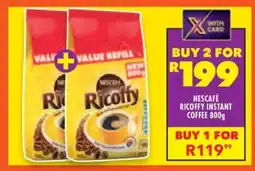 Shoprite NESCAFÉ RICOFFY INSTANT COFFEE 800g offer