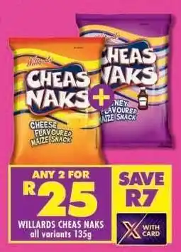 Shoprite Willards Cheas Naks offer