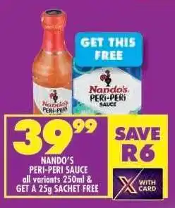 Shoprite Nando's Peri-Peri Sauce offer