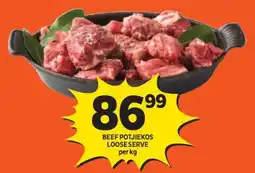 Shoprite BEEF POTJIEKOS (LOOSE SERVE) offer