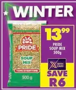 Shoprite PRIDE SOUP MIX 500g offer