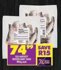 Shoprite SEA HARVEST FROZEN BABY HAKE offer