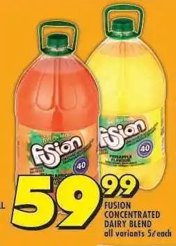 Shoprite FUSION CONCENTRATED DAIRY BLEND offer
