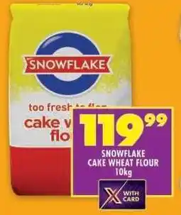 Shoprite Snowflake Cake Wheat Flour-10kg offer