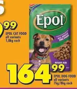 Shoprite EPOL DOG FOOD offer
