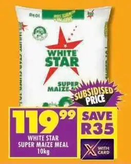 Shoprite White Star Super Maize Meal-10Kg offer