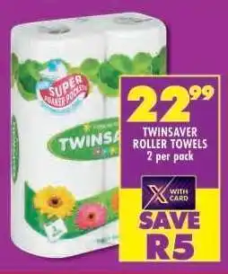 Shoprite TWINSAVER ROLLER TOWELS offer