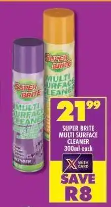 Shoprite SUPER BRITE MULTI SURFACE CLEANER offer
