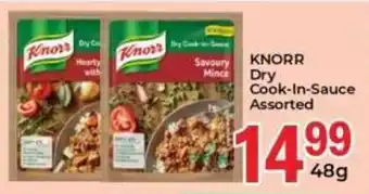 Elite Power Trade Cash & Carry KNORR Dry Cook-In-Sauce Assorted offer