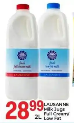 Elite Power Trade Cash & Carry LAUSANNE Milk Jugs Full Cream/ Low Fat offer