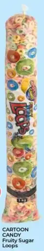 Elite Power Trade Cash & Carry CARTOON CANDY Fruity Sugar Loops offer
